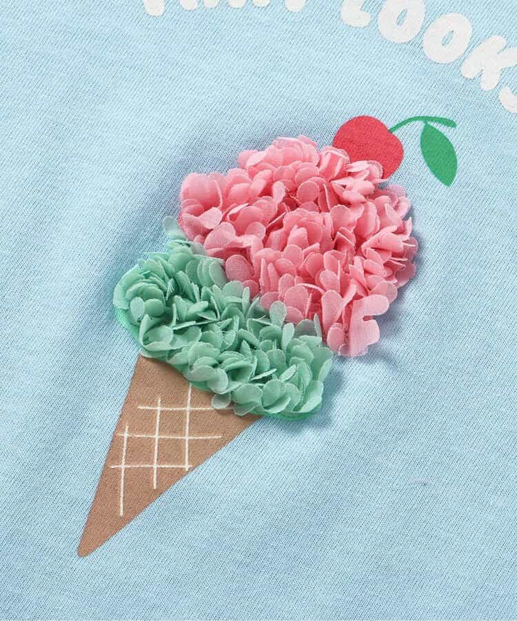 日本童裝 BREEZE 立體圖案上衣 80-140cm 女童款 夏季 TOPS
