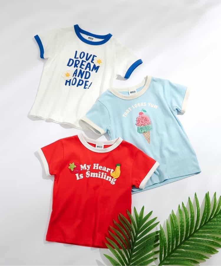 日本童裝 BREEZE 立體圖案上衣 80-140cm 女童款 夏季 TOPS