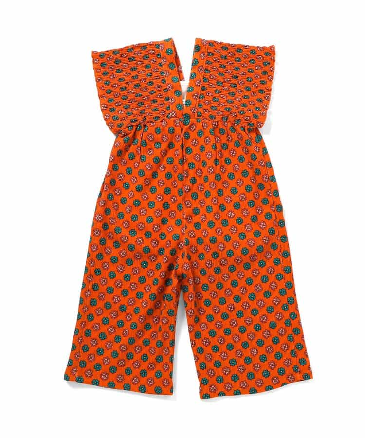 日本童裝 BREEZE V領連體褲 80-140cm 女童款 夏季 Jumpsuit