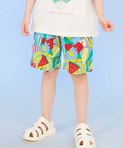 日本童裝 BREEZE 夏日圖案短褲 80-140cm 男童款/女童款 夏季 PANTS