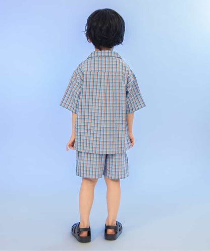 日本童裝 BREEZE 紗線染色襯衫 80-140cm 男童款 夏季 TOPS