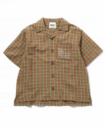 日本童裝 BREEZE 紗線染色襯衫 80-140cm 男童款 夏季 TOPS