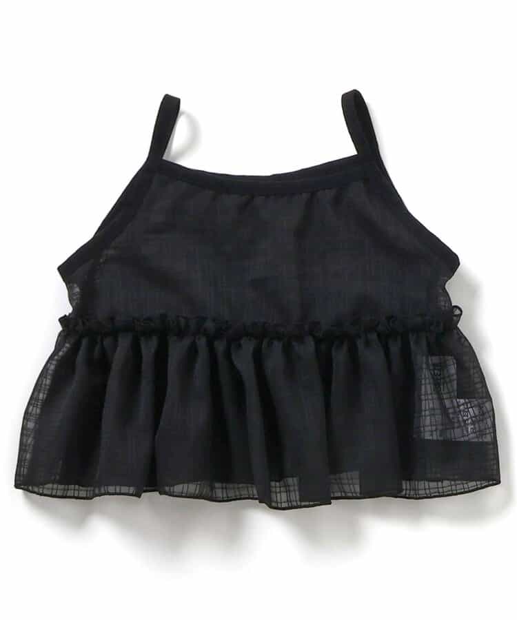 日本童裝 BREEZE 薄紗吊帶上衣 80-140cm 女童款 夏季 TOPS