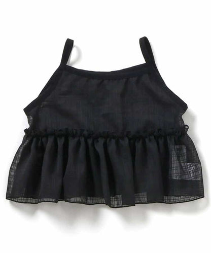 日本童裝 BREEZE 薄紗吊帶上衣 80-140cm 女童款 夏季 TOPS