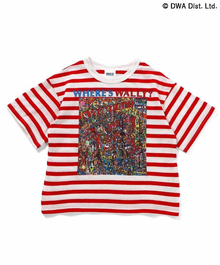 日本童裝 BREEZE Where's Wally?上衣 80-140cm 男童款/女童款 夏季 TOPS