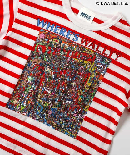 日本童裝 BREEZE Where's Wally?上衣 80-140cm 男童款/女童款 夏季 TOPS