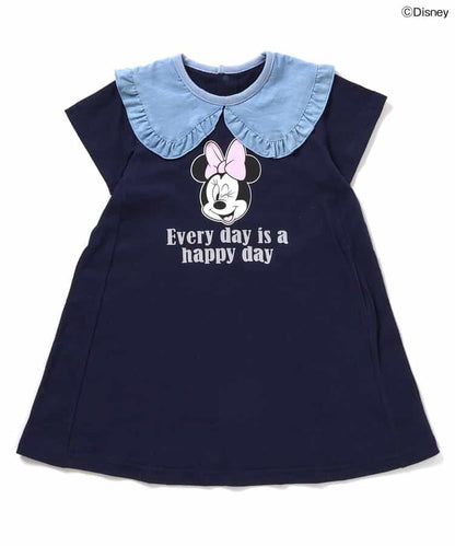 日本童裝 BREEZE x Disney 翻領連身裙 80-140cm 女童款 夏季 DRESSES