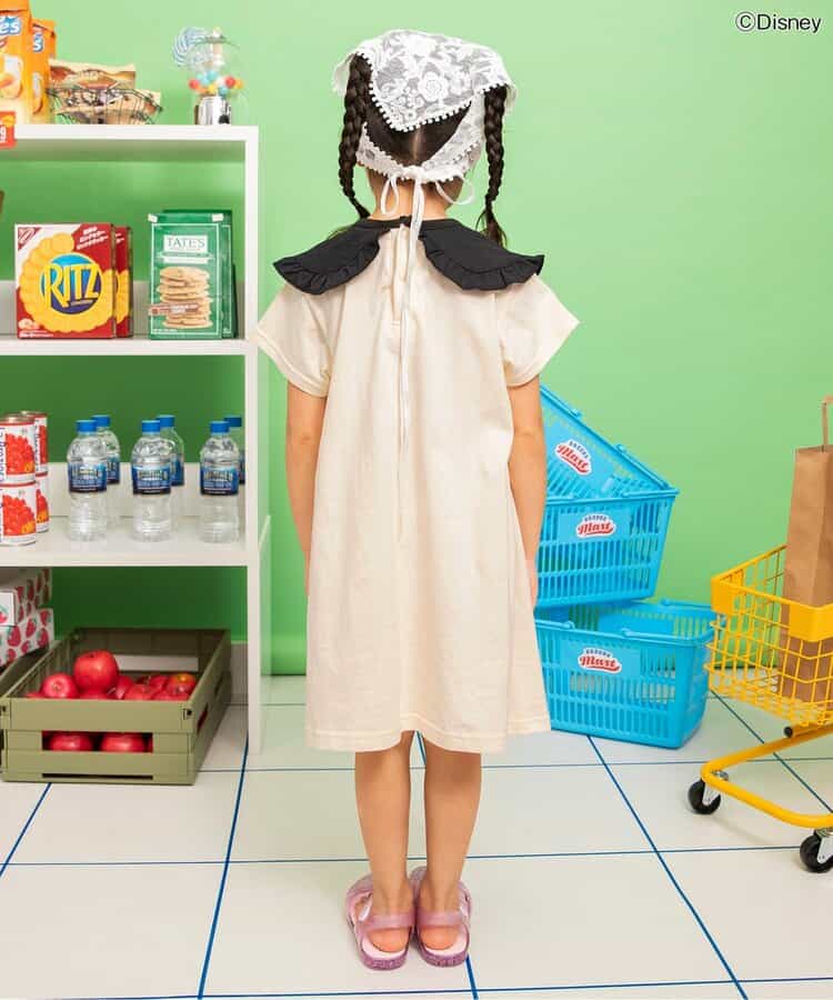 日本童裝 BREEZE x Disney 翻領連身裙 80-140cm 女童款 夏季 DRESSES