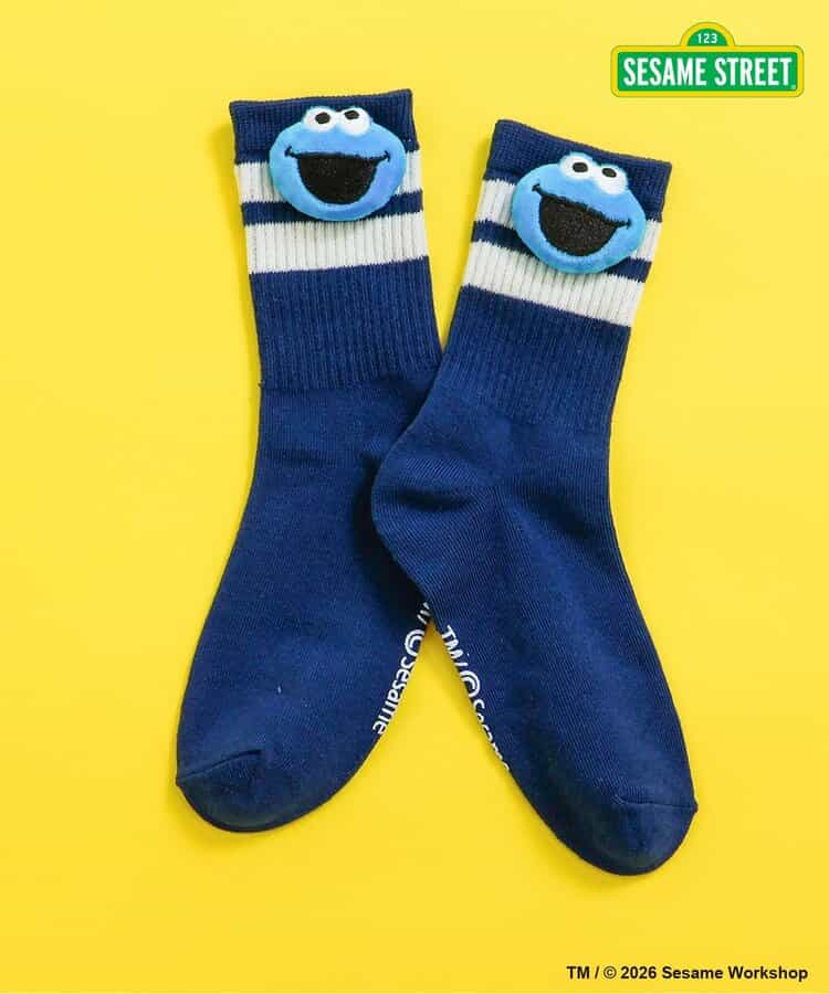 日本直送 BREEZE x SESAME STREET 襪一對 13-21cm 襪系列