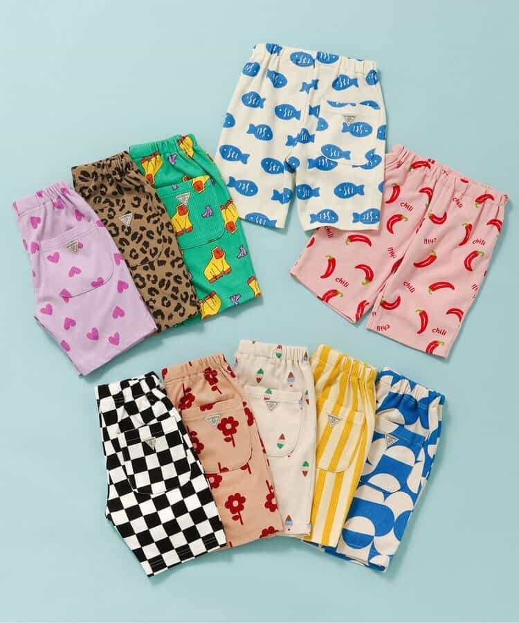 日本童裝 BREEZE 全印花短褲 80-130cm 男童款/女童款 夏季 PANTS