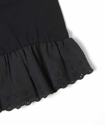 日本童裝 BREEZE 羅紋短袖上衣及蕾絲背心兩件套裝 80-140cm 女童款 夏季 TOPS