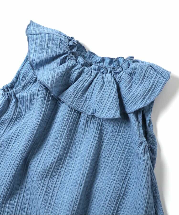 日本童裝 BREEZE 荷葉領連衣 70-80cm 女童款 夏季 Jumpsuit