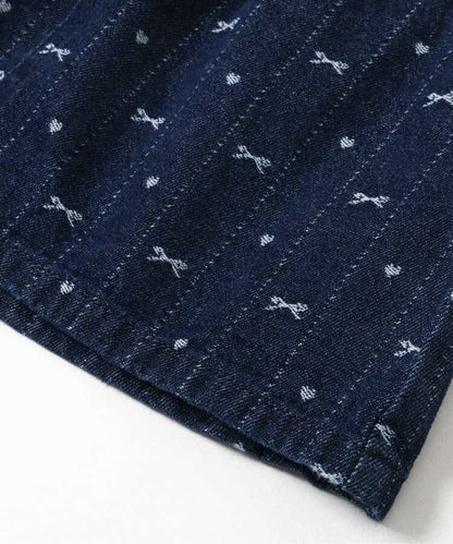 日本童裝 BREEZE 牛仔提花短裙 80-140cm 女童款 夏季 SKIRTS