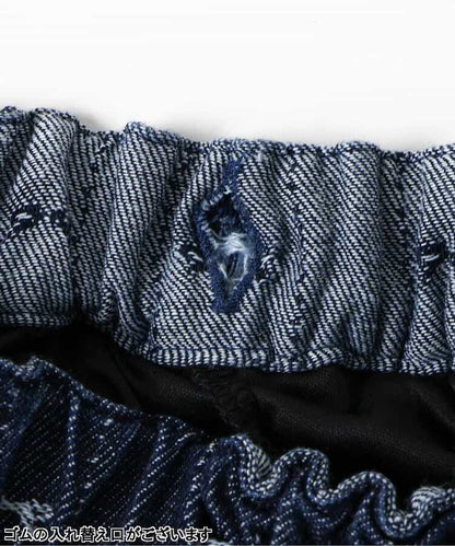 日本童裝 BREEZE 牛仔提花短裙 80-140cm 女童款 夏季 SKIRTS