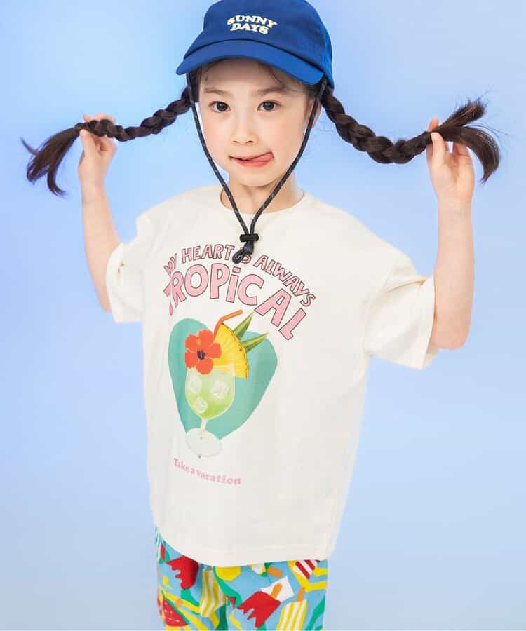日本童裝 BREEZE 印花上衣 80-140cm 女童款 夏季 TOPS