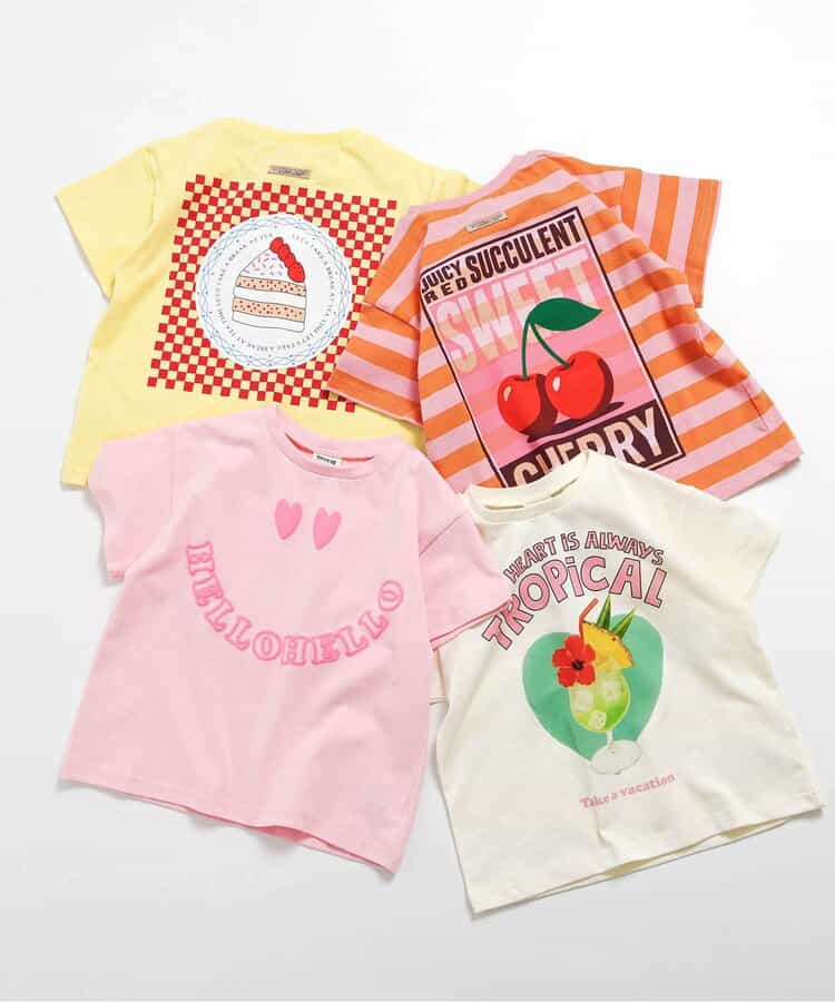 日本童裝 BREEZE 印花上衣 80-140cm 女童款 夏季 TOPS