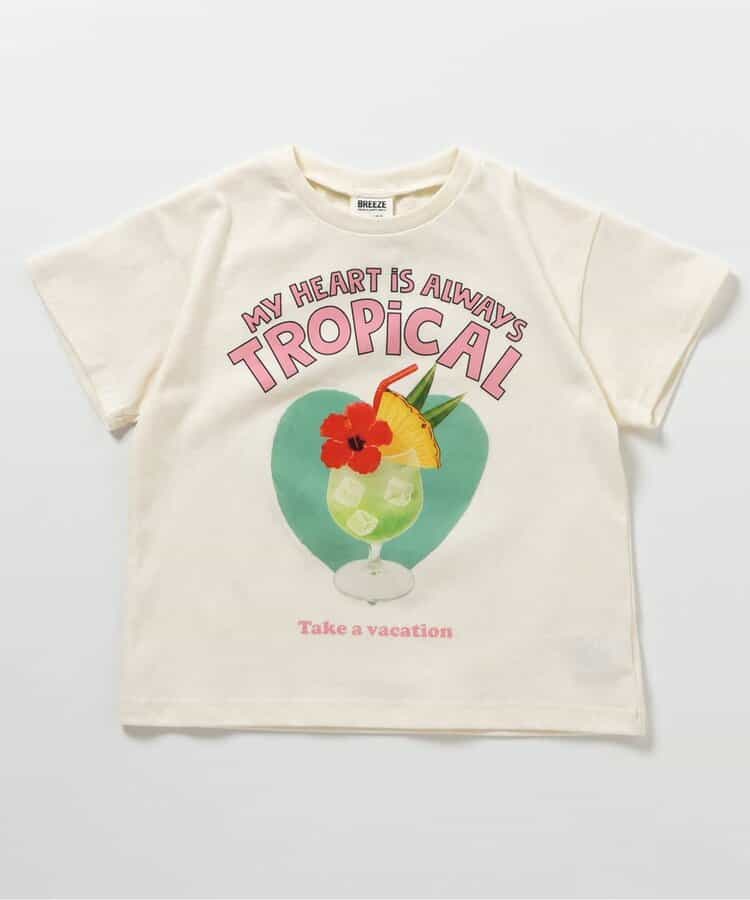 日本童裝 BREEZE 印花上衣 80-140cm 女童款 夏季 TOPS