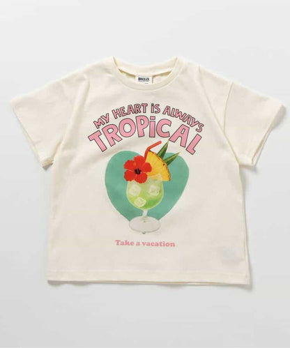 日本童裝 BREEZE 印花上衣 80-140cm 女童款 夏季 TOPS