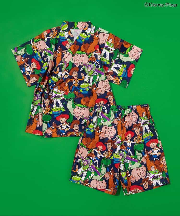 日本童裝 BREEZE x Disney ToyStory 日本甚平 日本和服 80-130cm 男童款 夏季 TOPS PANTS 日本夏祭慶典特輯