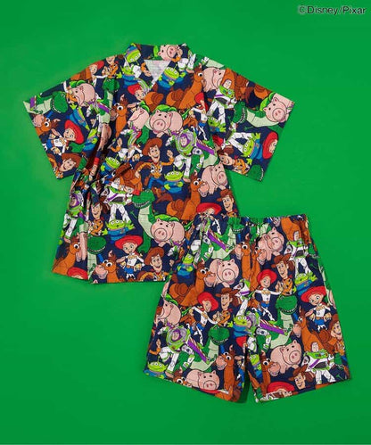 日本童裝 BREEZE x Disney ToyStory 日本甚平 日本和服 80-130cm 男童款 夏季 TOPS PANTS 日本夏祭慶典特輯