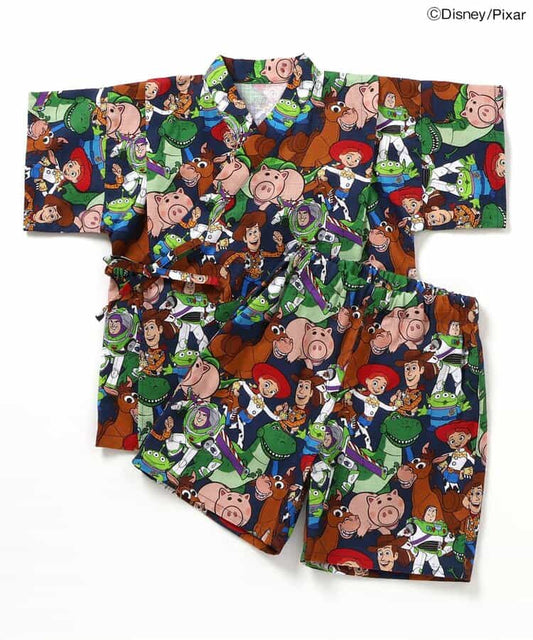 日本童裝 BREEZE x Disney ToyStory 日本甚平 日本和服 80-130cm 男童款 夏季 TOPS PANTS 日本夏祭慶典特輯