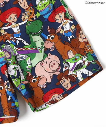 日本童裝 BREEZE x Disney ToyStory 日本甚平 日本和服 80-130cm 男童款 夏季 TOPS PANTS 日本夏祭慶典特輯