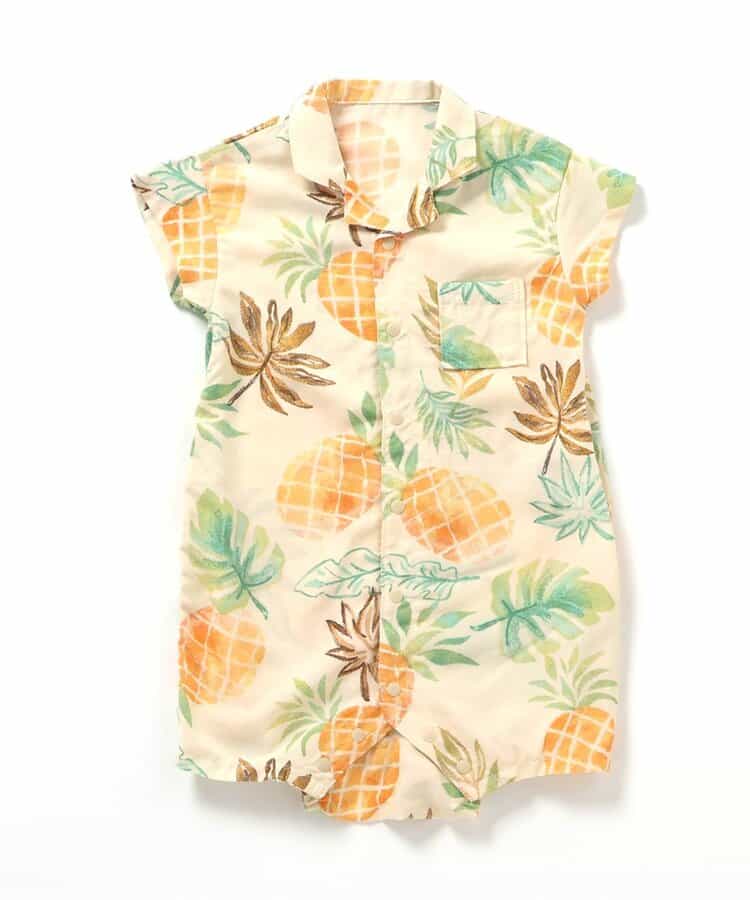 日本童裝 BREEZE Aloha度假風連衣 70-80cm 男童款/女童款 初生嬰兒 夏季 Jumpsuit