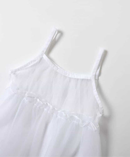 日本童裝 BREEZE 學院風薄紗兩件套裝 80-140cm 女童款 夏季 DRESSES