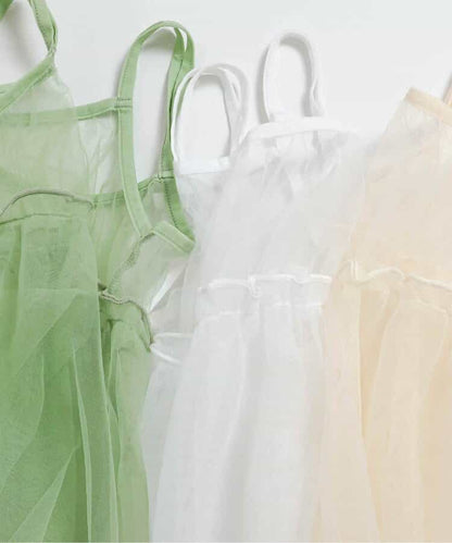 日本童裝 BREEZE 學院風薄紗兩件套裝 80-140cm 女童款 夏季 DRESSES