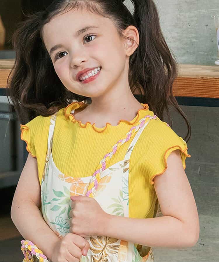 日本童裝 BREEZE 木耳邊上衣 80-140cm 女童款 夏季 TOPS