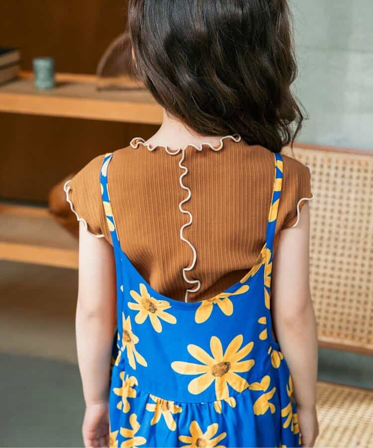 日本童裝 BREEZE 木耳邊上衣 80-140cm 女童款 夏季 TOPS