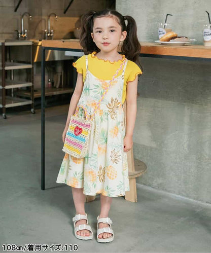 日本童裝 BREEZE 木耳邊上衣 80-140cm 女童款 夏季 TOPS