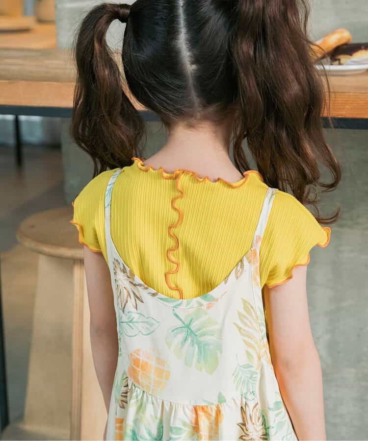 日本童裝 BREEZE 木耳邊上衣 80-140cm 女童款 夏季 TOPS