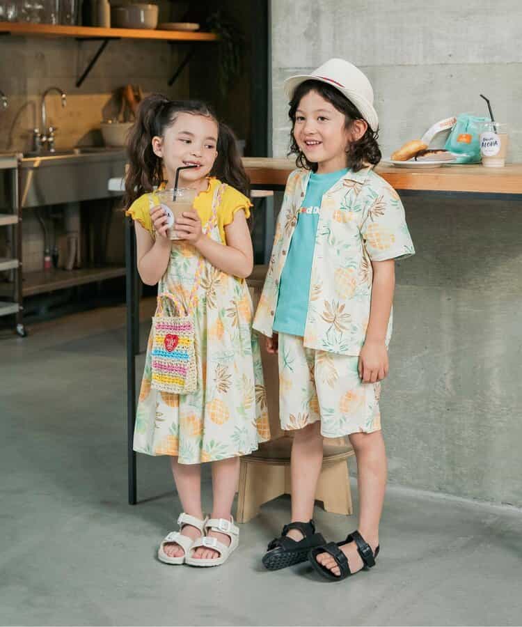 日本童裝 BREEZE 木耳邊上衣 80-140cm 女童款 夏季 TOPS