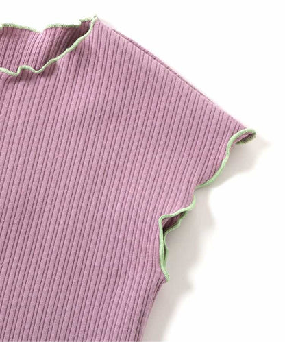 日本童裝 BREEZE 木耳邊上衣 80-140cm 女童款 夏季 TOPS