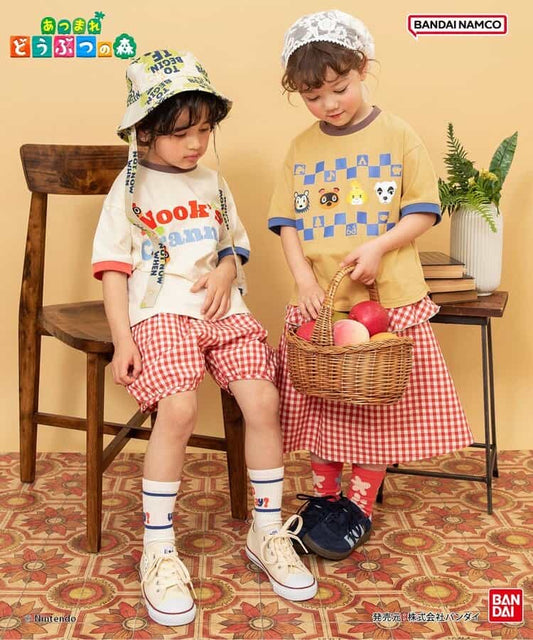 日本童裝 BREEZE 2Way 格紋兩用連身裙/吊帶半裙 80-140cm 女童款 夏季 SKIRTS DRESSES
