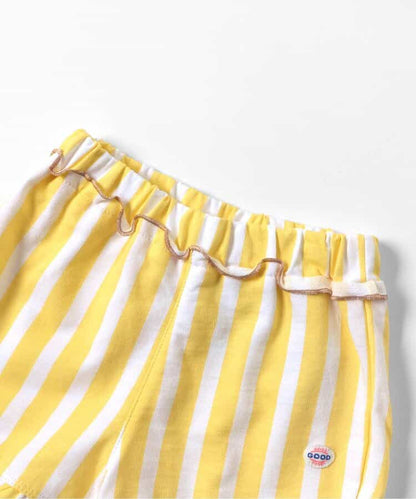 日本童裝 BREEZE 荷葉邊針織短褲 80-140cm 女童款 夏季 PANTS