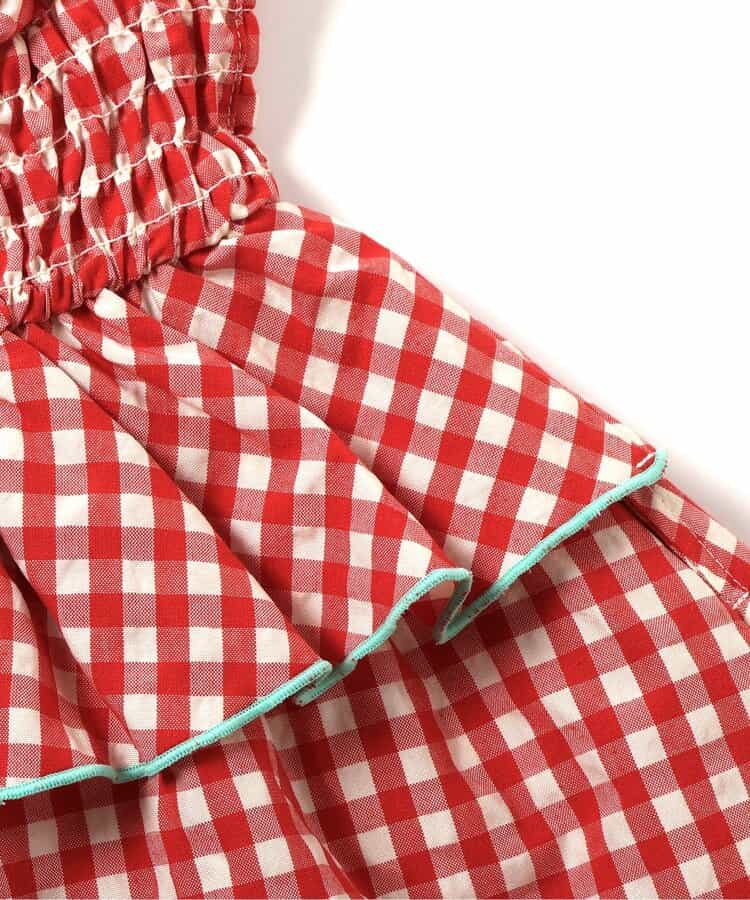 日本童裝 BREEZE 2Way 格紋兩用連身裙/吊帶半裙 80-140cm 女童款 夏季 SKIRTS DRESSES