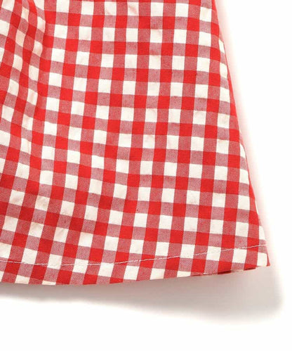 日本童裝 BREEZE 2Way 格紋兩用連身裙/吊帶半裙 80-140cm 女童款 夏季 SKIRTS DRESSES