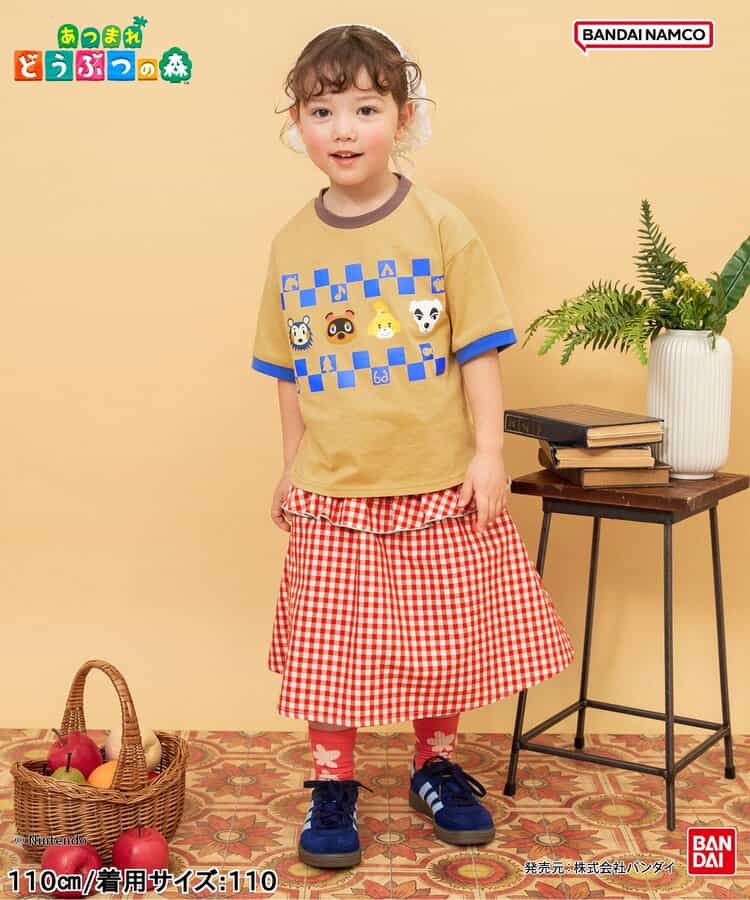 日本童裝 BREEZE 2Way 格紋兩用連身裙/吊帶半裙 80-140cm 女童款 夏季 SKIRTS DRESSES