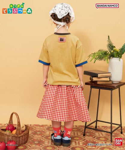日本童裝 BREEZE 2Way 格紋兩用連身裙/吊帶半裙 80-140cm 女童款 夏季 SKIRTS DRESSES