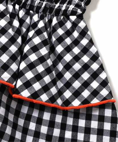 日本童裝 BREEZE 2Way 格紋兩用連身裙/吊帶半裙 80-140cm 女童款 夏季 SKIRTS DRESSES