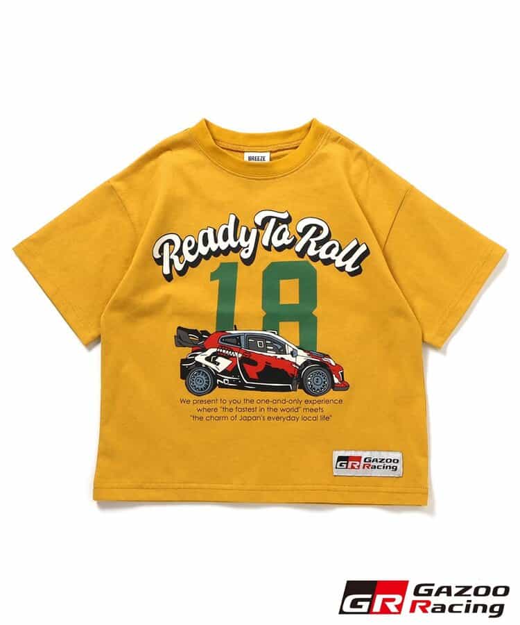 日本童裝 BREEZE x GRヤリス Rally1 短袖上衣 100-150cm 親子裝 男童款 夏季 TOPS