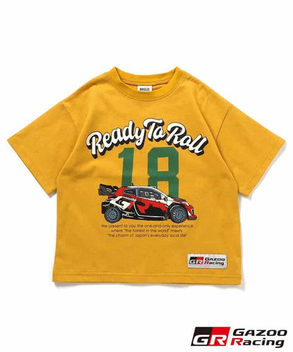 日本童裝 BREEZE x GRヤリス Rally1 短袖上衣 100-150cm 親子裝 男童款 夏季 TOPS