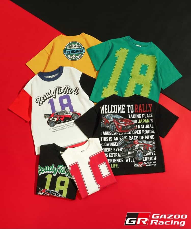 日本童裝 BREEZE x GRヤリス Rally1 短袖上衣 100-150cm 親子裝 男童款 夏季 TOPS