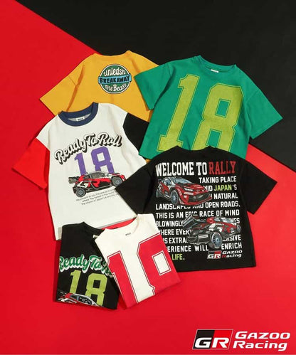 日本童裝 BREEZE x GRヤリス Rally1 短袖上衣 100-150cm 親子裝 男童款 夏季 TOPS