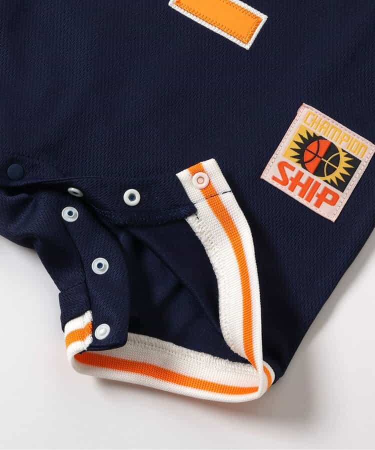 日本童裝 BREEZE 籃球背心連衣 70-80cm 男童款 初生嬰兒 夏季 Jumpsuit