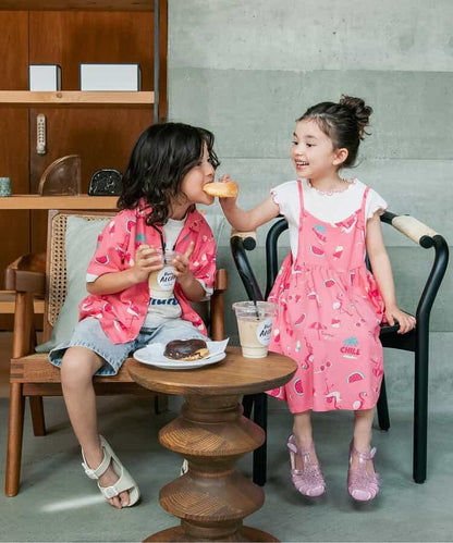 日本童裝 BREEZE Aloha度假風夏威夷連身裙 80-140cm 女童款 夏季 DRESSES