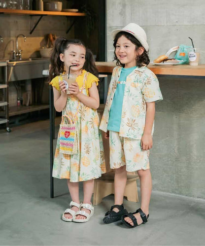 日本童裝 BREEZE Aloha度假風夏威夷連身裙 80-140cm 女童款 夏季 DRESSES