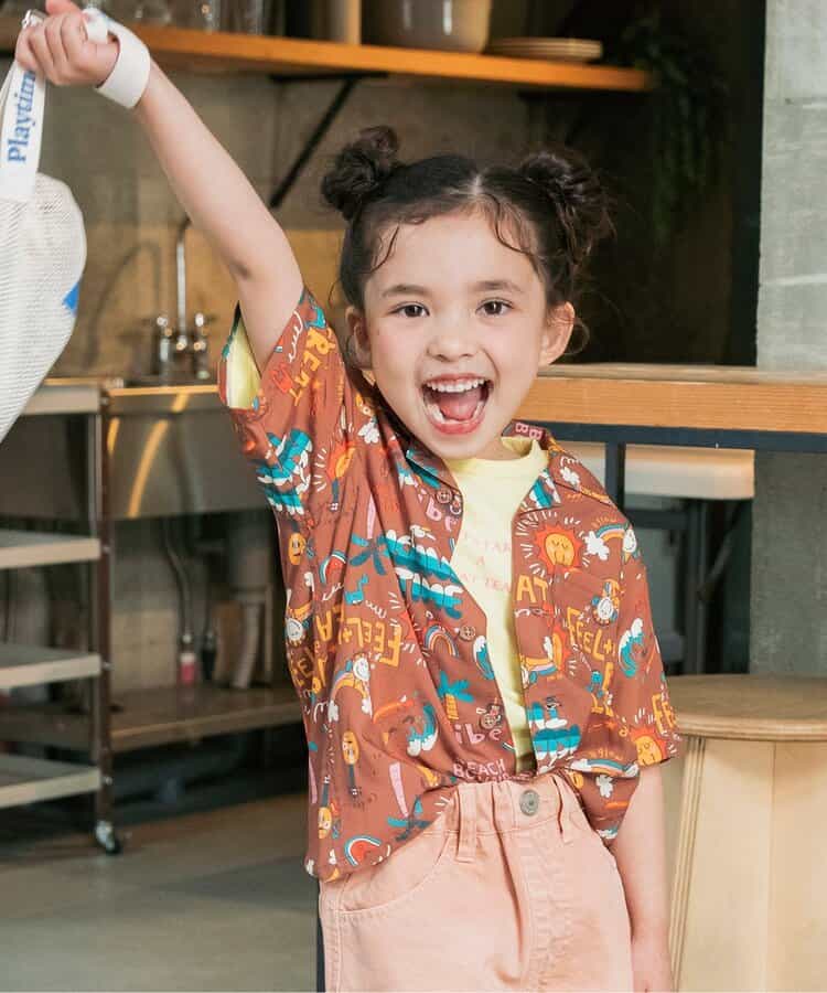 日本童裝 BREEZE Aloha度假風夏威夷襯衫 80-140cm 男童款/女童款 夏季 TOPS